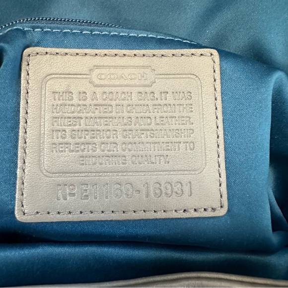 COACH Kristin Shoulder Bag Gray - Picture 8 of 14